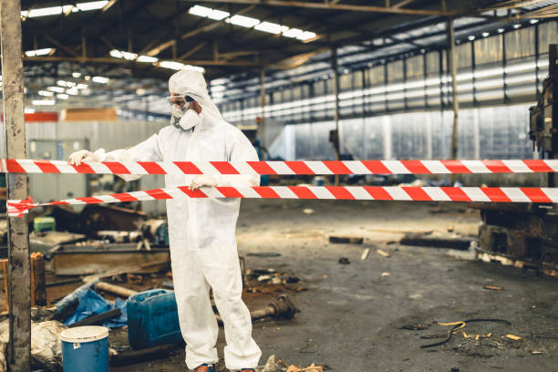 Professional Crime Scene Cleanup technician working in Hill, NH
